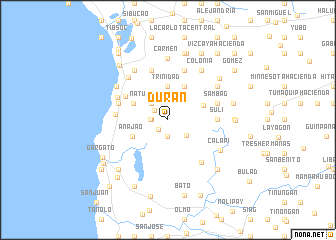 map of Duran