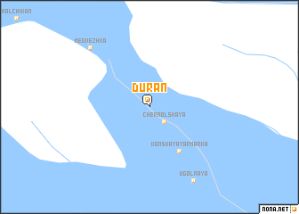 map of Duran