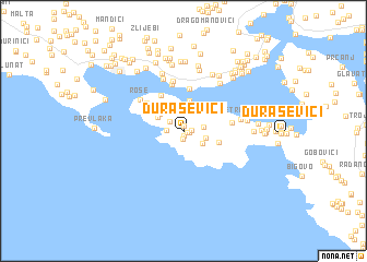 map of Duraševići