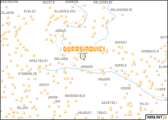 map of Ðurašinovići