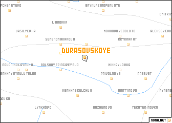 map of Durasovskoye