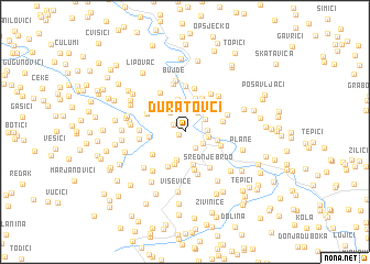 map of Duratovci