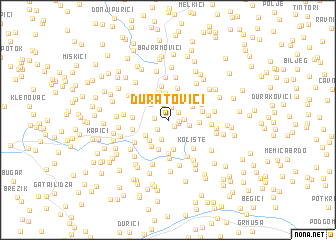 map of Duratovići