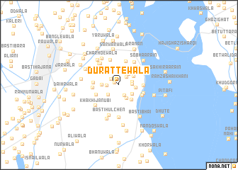 map of Durattewāla