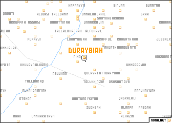 map of Duraybi‘ah