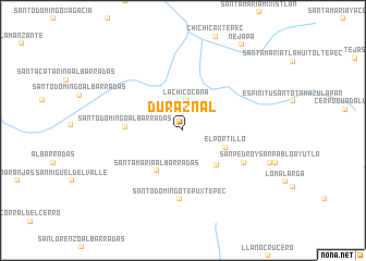 map of Duraznal