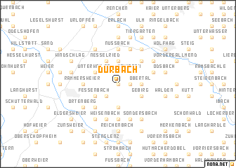 map of Durbach