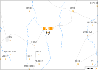 map of Durba