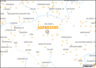 map of Dūrbozkān