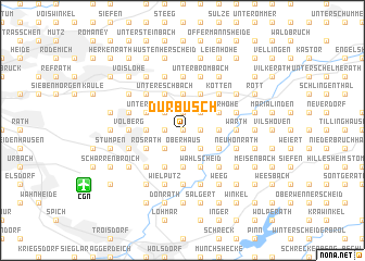 map of Durbusch
