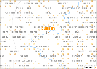 map of Durbuy