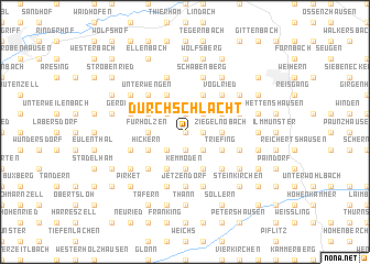map of Durchschlacht