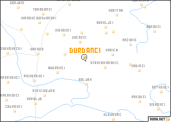 map of Ðurđanci