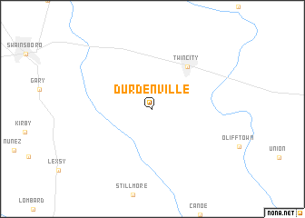 map of Durdenville