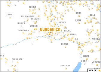 map of Ðurđevica