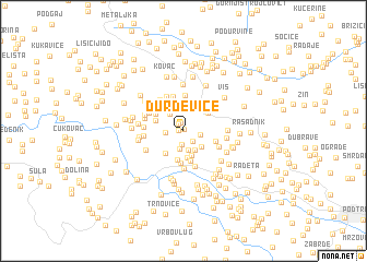 map of Ðurđevice