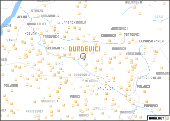 map of Ðurđevići