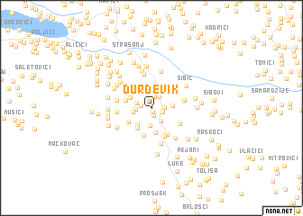 map of Ðurđevik