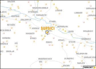 map of Ðurđići