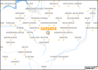 map of Ďurdʼové