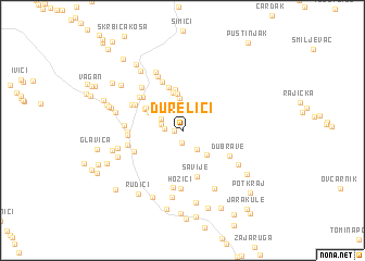 map of Ðurelići