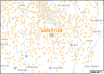 map of Durentiga