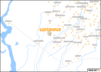 map of Durgāhpur