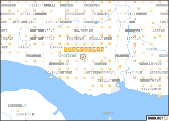 map of Durgānagar