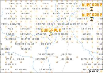 map of Durgāpur