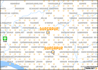 map of Durgāpur