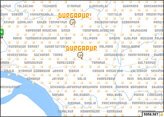 map of Durgāpur