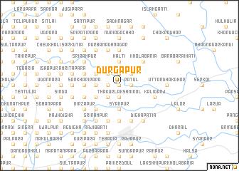 map of Durgāpur