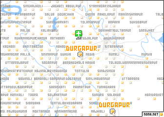 map of Durgāpur