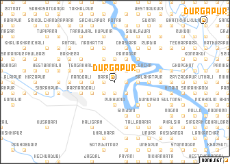 map of Durgāpur