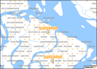 map of Durgāpur