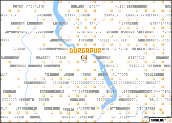 map of Durgāpur