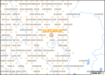 map of Durgāpur