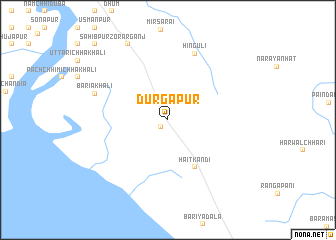 map of Durgapur