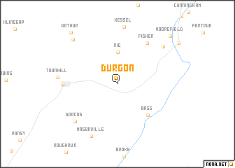 map of Durgon