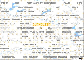 map of Dürhölzen