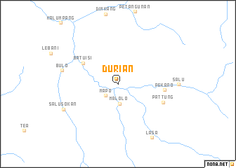 map of Durian