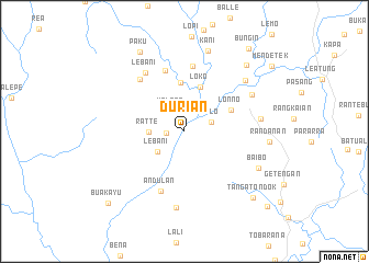 map of Durian