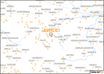 map of (( Ðuričići ))