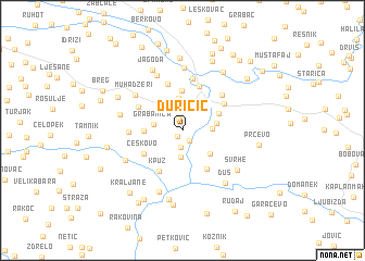 map of Ðuričić