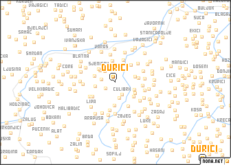 map of Ðurići