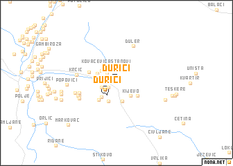 map of Ðurići