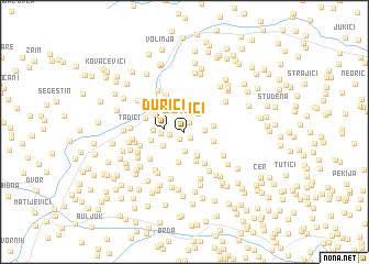 map of Ðurići