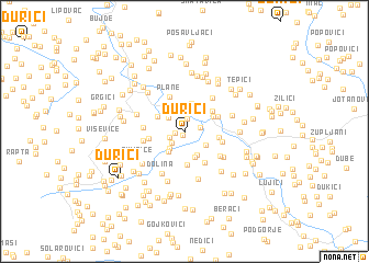 map of Ðurići