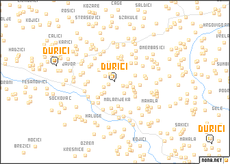 map of Ðurići