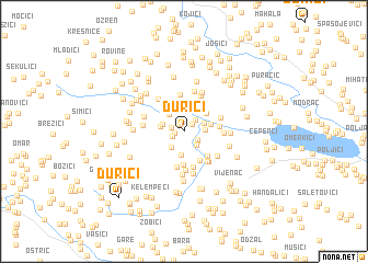 map of Ðurići